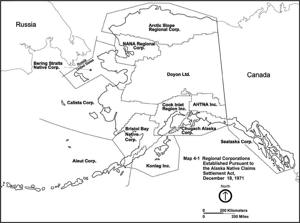 interesting corp structure: Alaska Native village Corporations