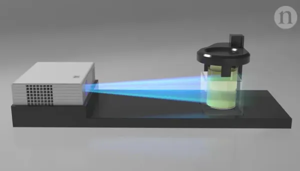 Breakthrough 5 Minute 3d printer!: Computed Axial Lithography (CAL)