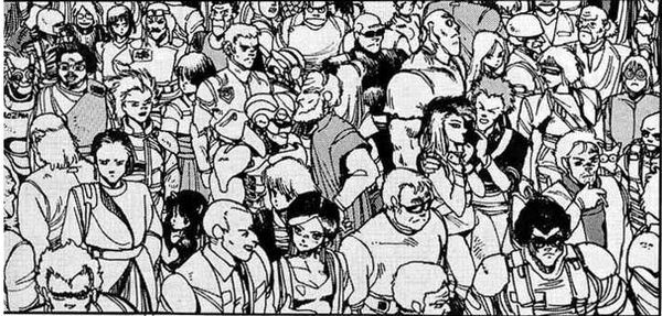 We're animals that build their own cages and hide inside them: Appleseed Manga