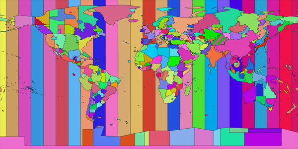 time zone map