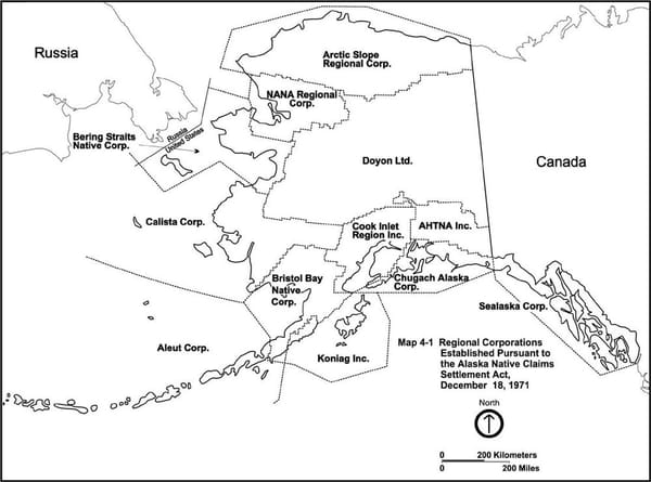interesting corp structure: Alaska Native village Corporations